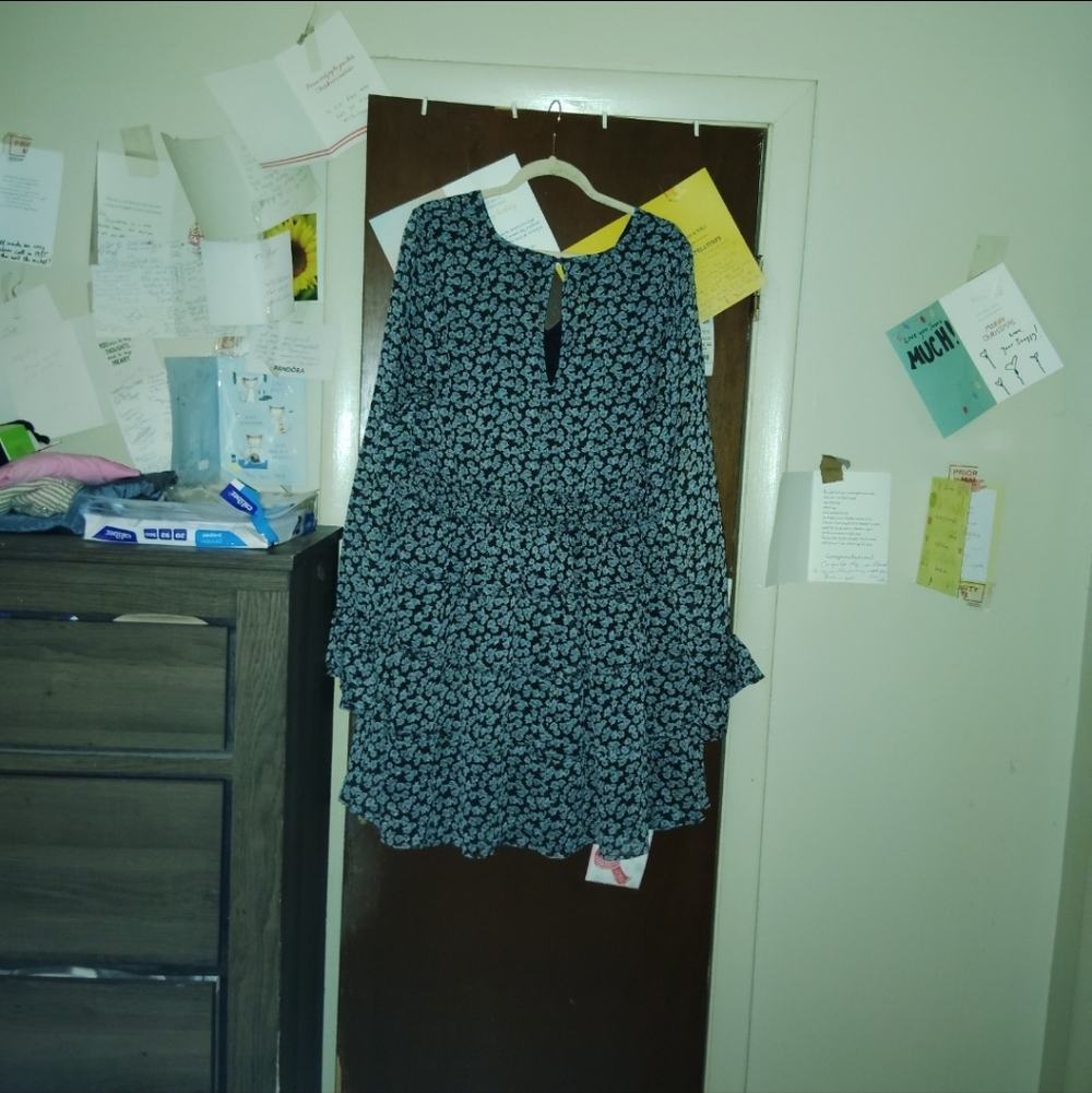 TORRID Mini Lurex Chiffon Tiered Dress 2XL - Picture 7 of 9